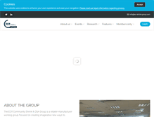 Tablet Screenshot of ecr-shrink-group.com